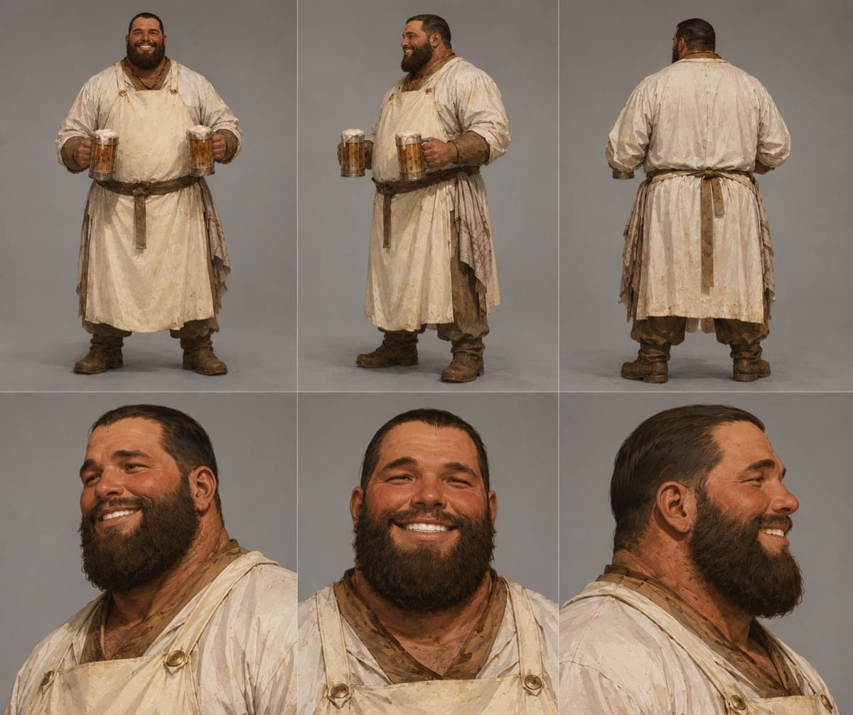 Bram, Tavern Keeper character sheet