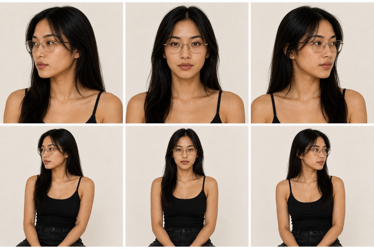 Yuna, Studio Portrait Lead character sheet